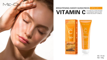 🌞 Why Me-On Vitamin C Sunscreen SPF 50 is a Must-Have in Every Pakistani Skincare Routine